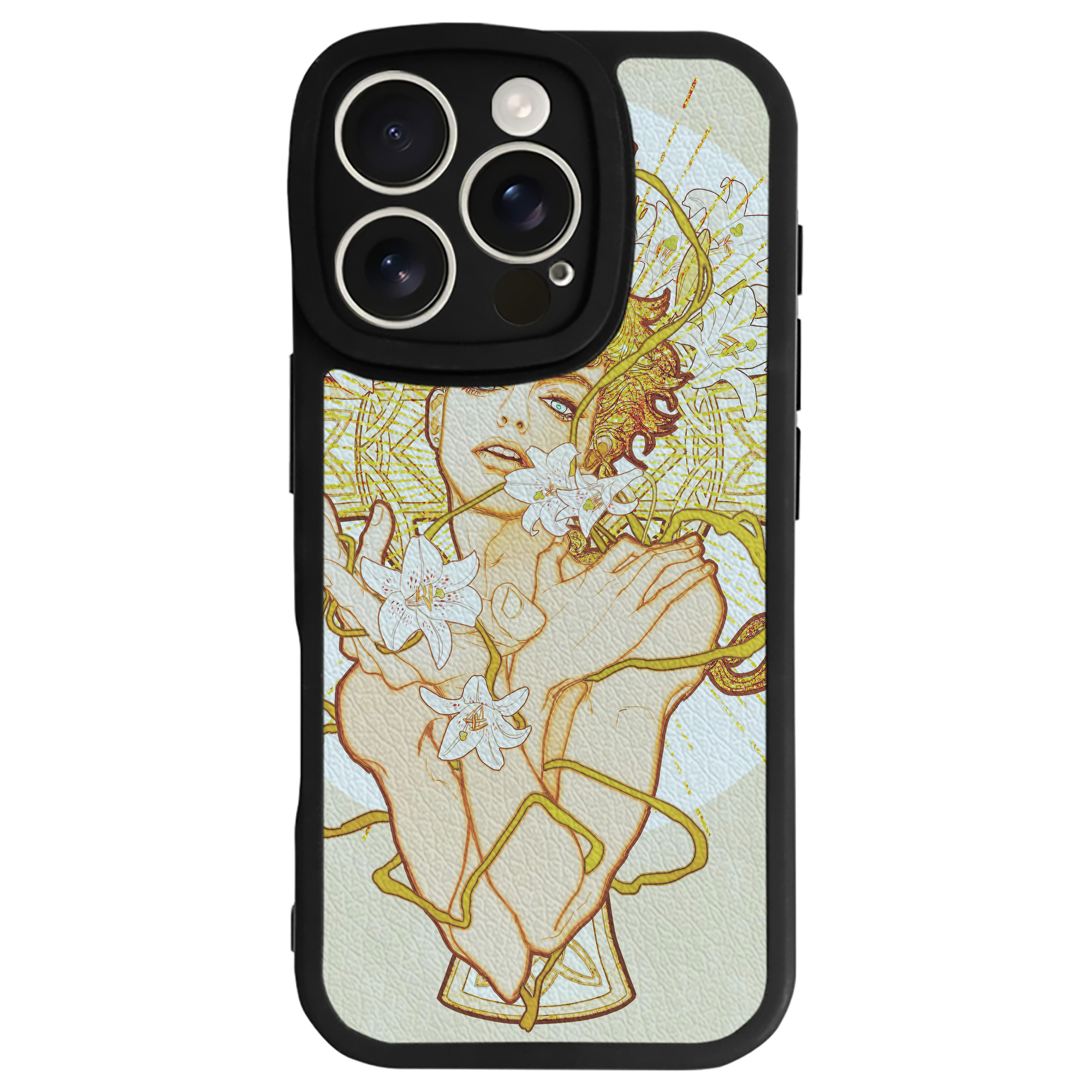 （画像用） ジョジョの奇妙な冒険 JoJo's Bizarre Adventure 【iPhone 16シリーズ対応】シリコンスマホケース（レザー調） 材質：シリコン